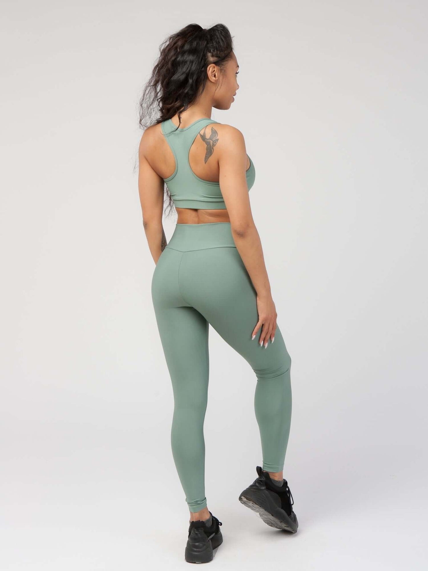 V Front High Waist Legging