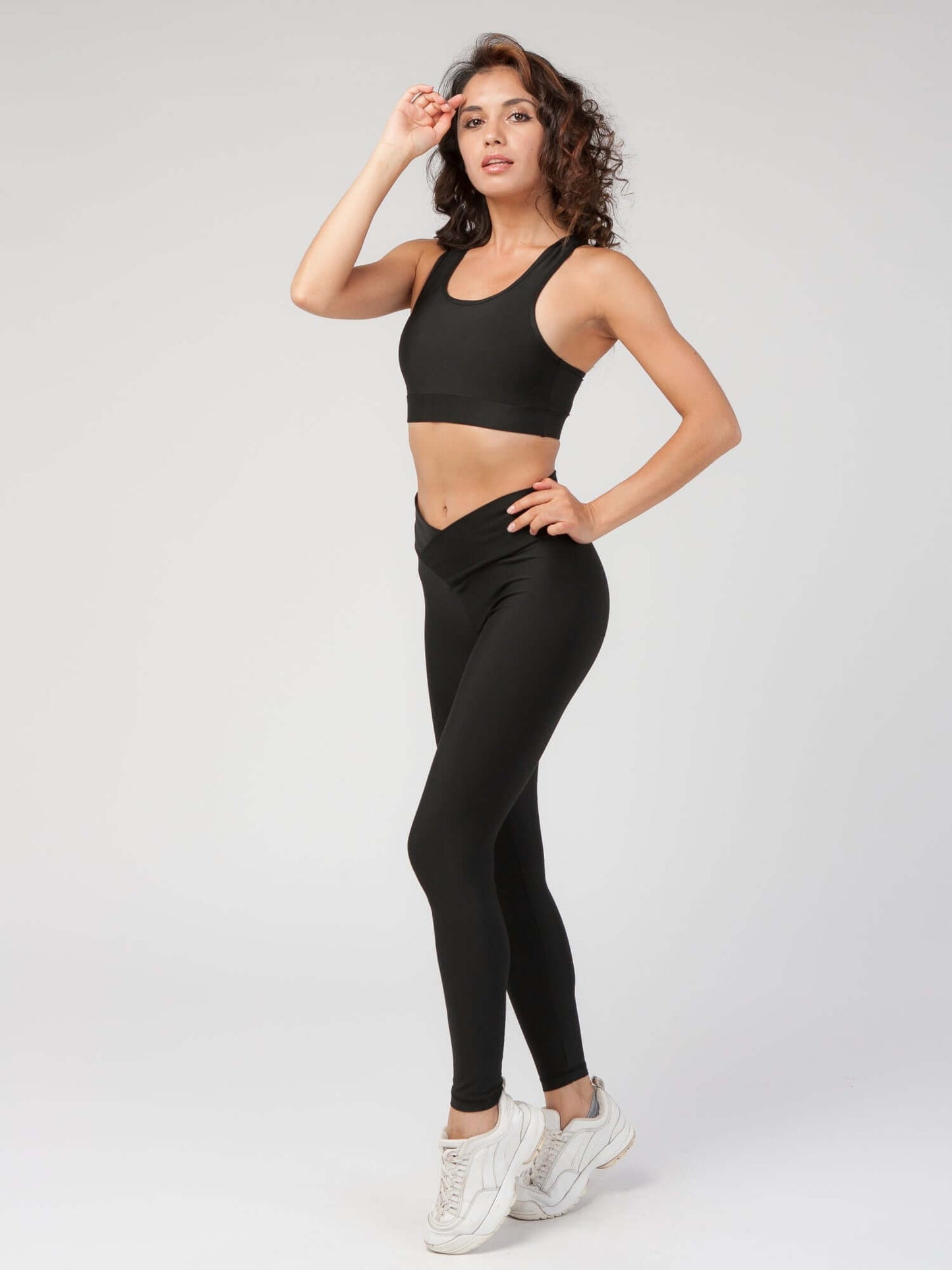 V Front High Waist Legging