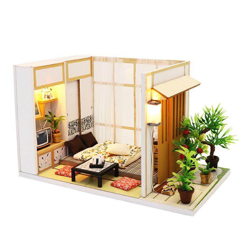 Kit de casa de muñecas japonesa en miniatura