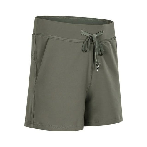 Pantalones Cortos de Entrenamiento para Mujer, Cintura Alta, Anti-sudor