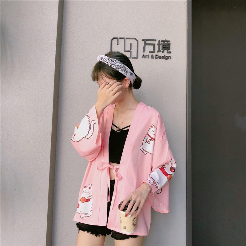 Maneki Neko Kimono
