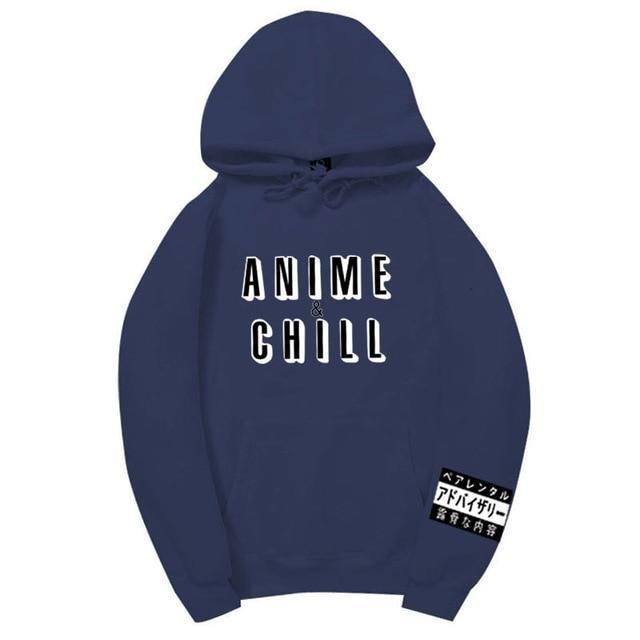 Sudadera con capucha "Anime y Relajo"