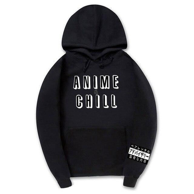 Sudadera con capucha "Anime y Relajo"