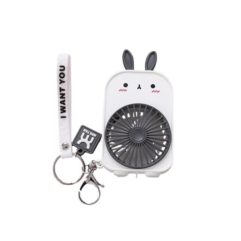Ventilador de bolsillo de conejo Kawaii