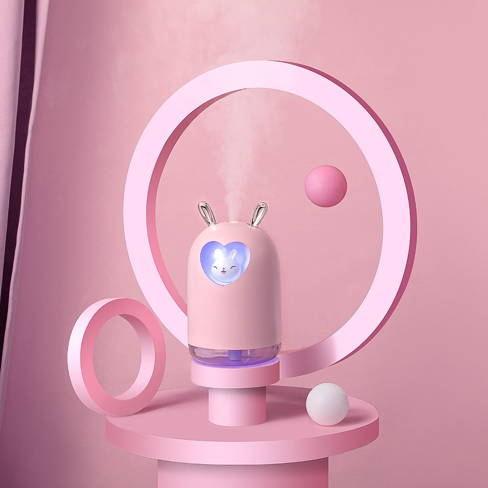 Humidificador de conejito con luz nocturna LED