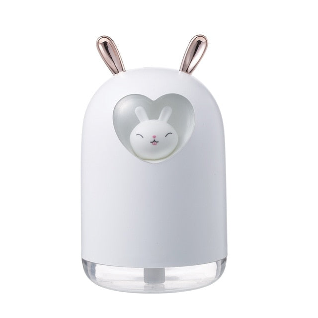 Humidificador de conejito con luz nocturna LED