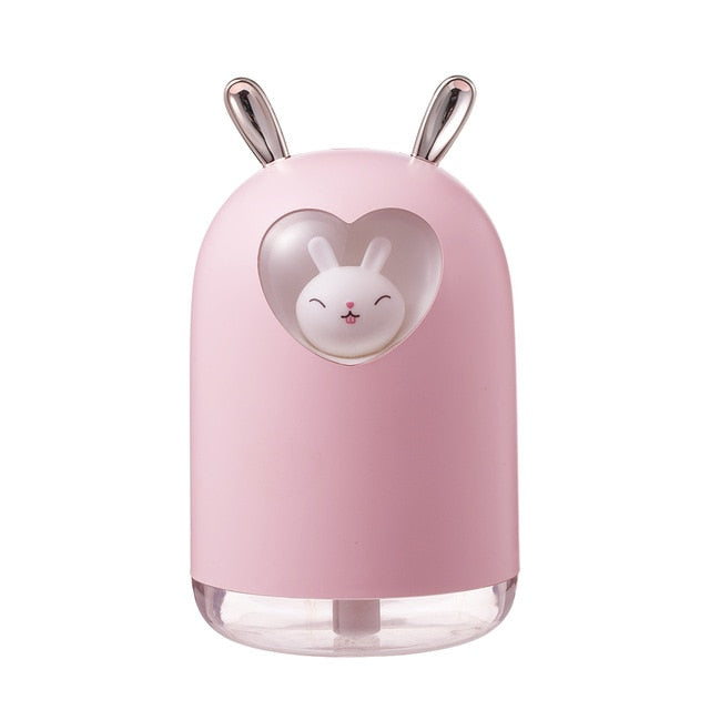 Humidificador de conejito con luz nocturna LED