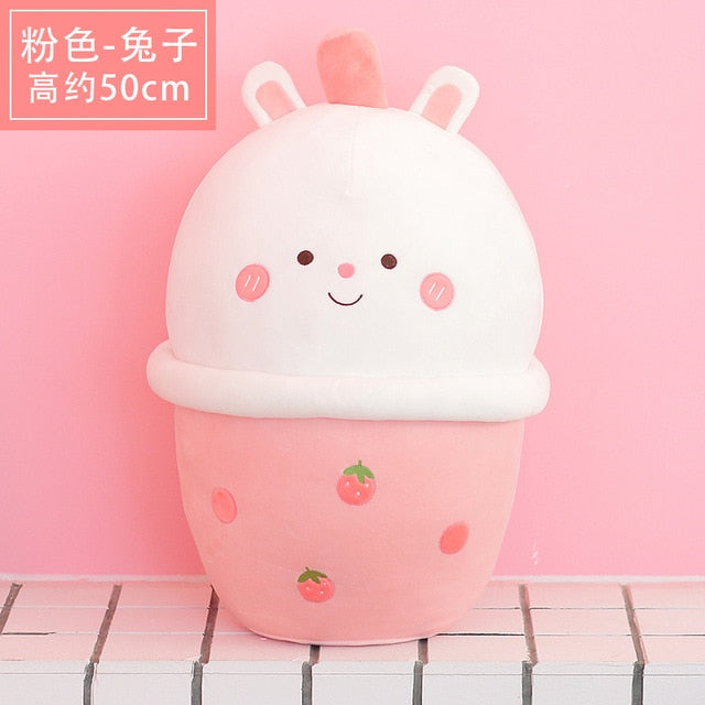 Amigos de peluche de té de boba