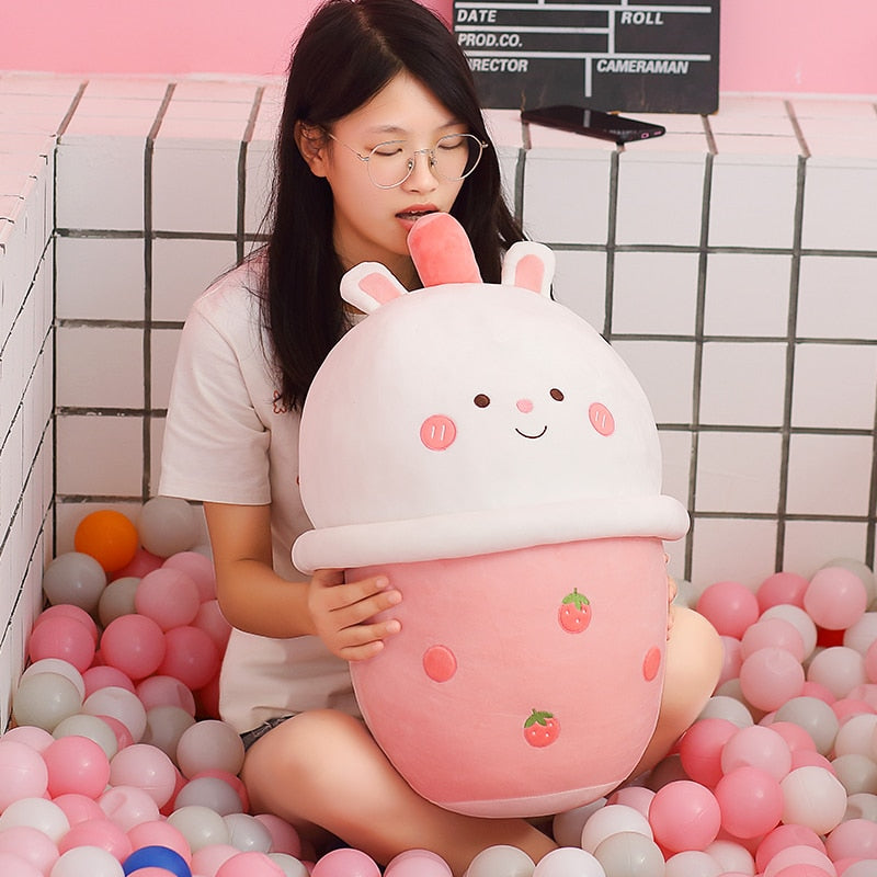 Amigos de peluche de té de boba