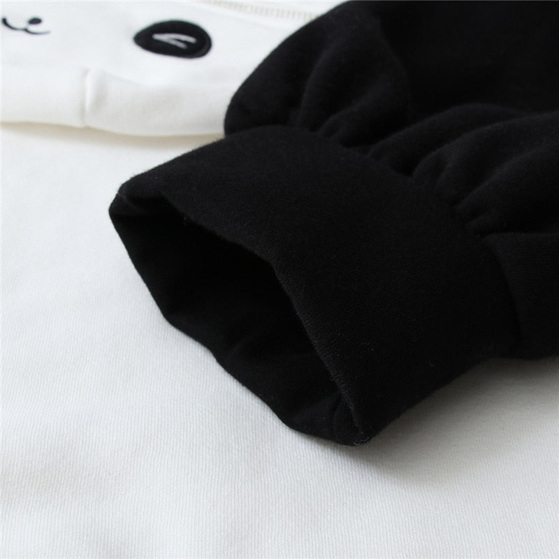 Sudadera con capucha de panda kawaii