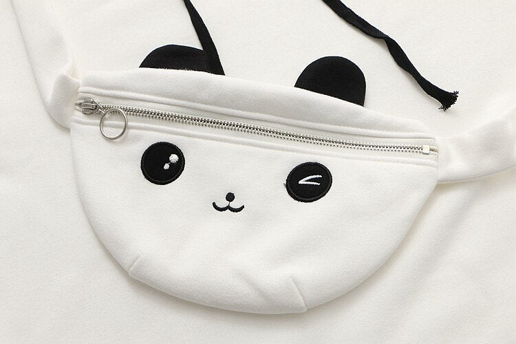 Sudadera con capucha de panda kawaii