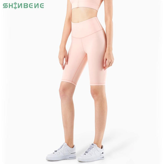 Second Skin Feel Workout Fitness Gym Biker Shorts Women High Waist