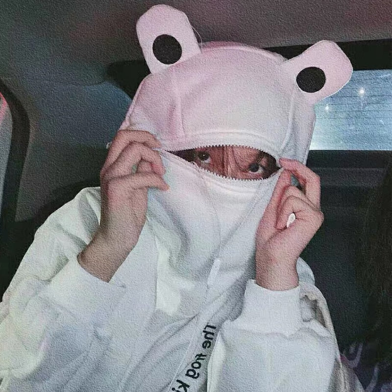 Sudadera con capucha de rana