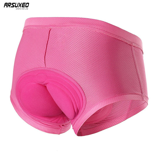 Pantalones cortos de ciclismo para mujer, acolchados de gel 3D para bicicleta de montaña MTB