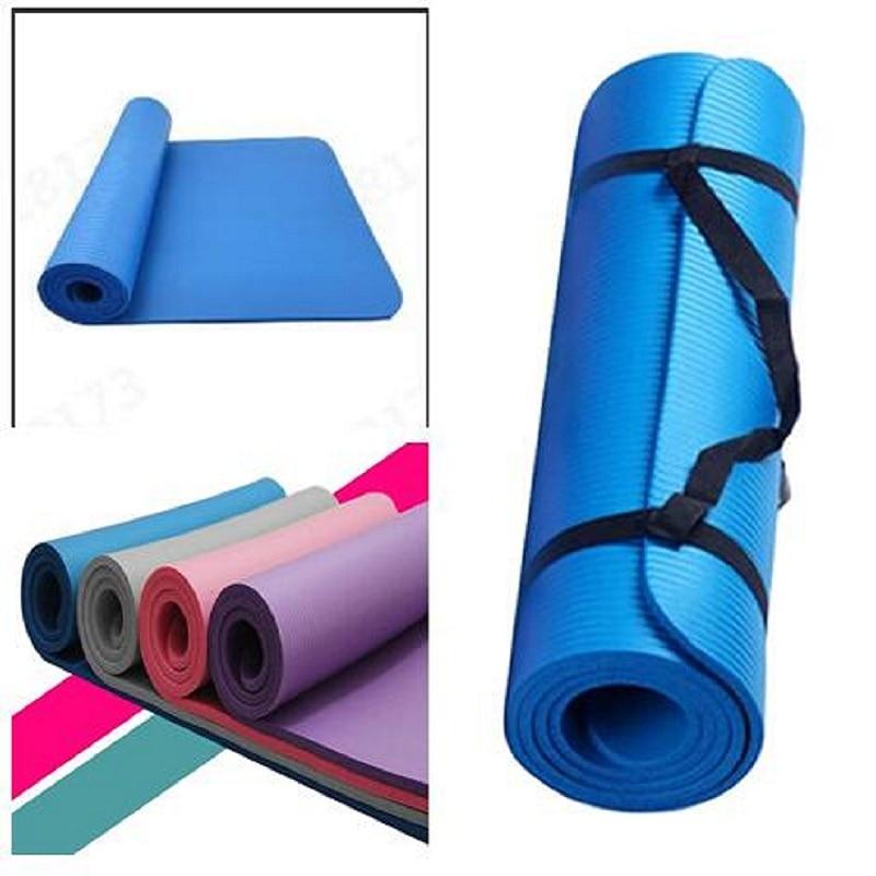 Colchoneta de yoga y fitness grande antideslizante