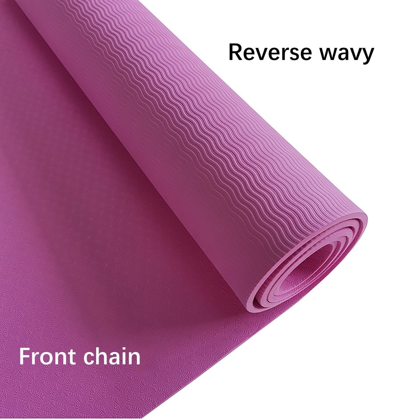 Colchoneta de yoga y fitness grande antideslizante