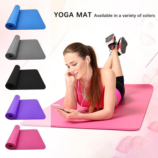 Colchoneta de yoga y fitness grande antideslizante