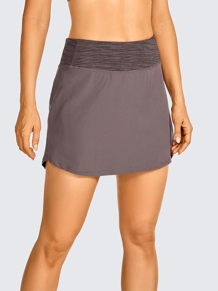 Faldas deportivas ligeras para mujer, tenis, golf, deportivas elásticas con pantalón corto