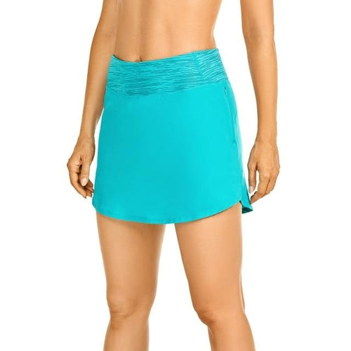 Faldas deportivas ligeras para mujer, tenis, golf, deportivas elásticas con pantalón corto
