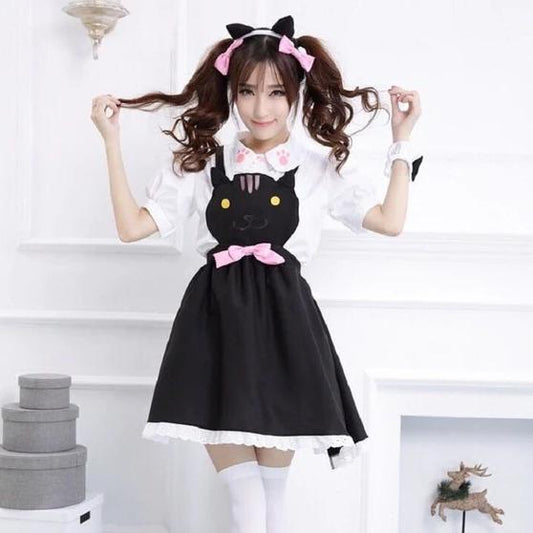 Vestido peto de gato