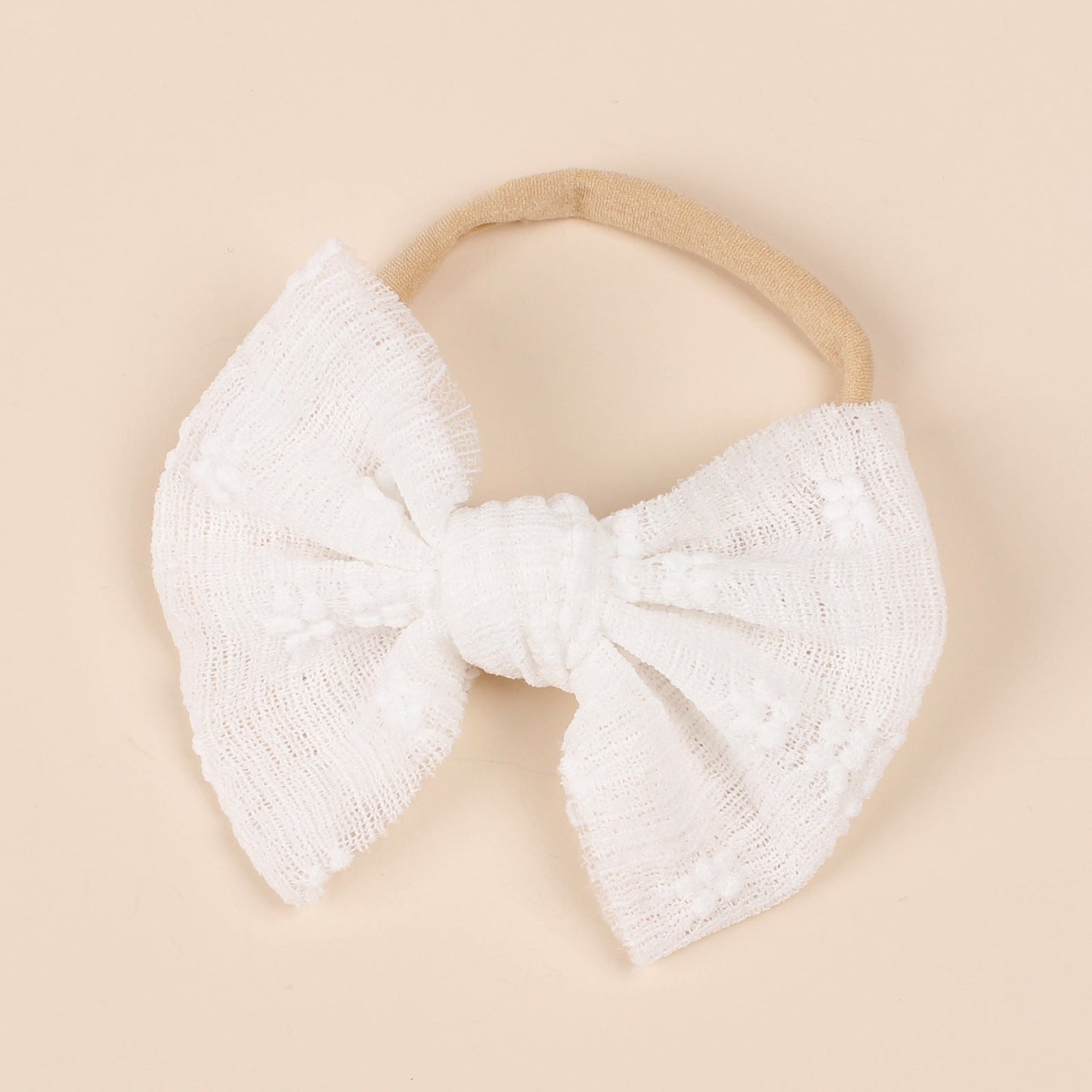 Cinta de pelo con pajarita de estilo simple para bebé para niños.