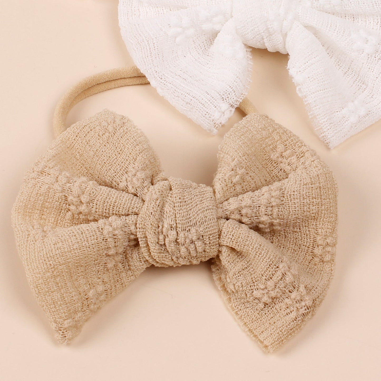 Cinta de pelo con pajarita de estilo simple para bebé para niños.