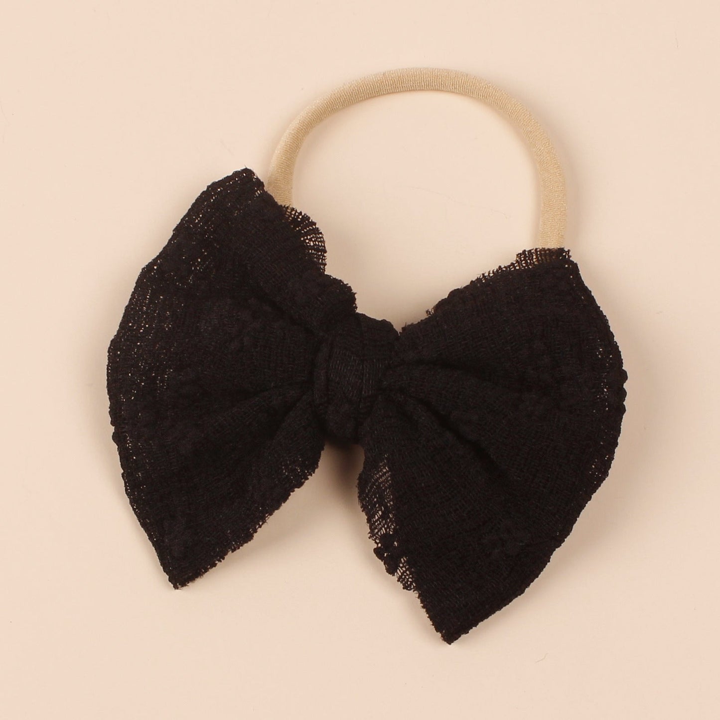 Cinta de pelo con pajarita de estilo simple para bebé para niños.