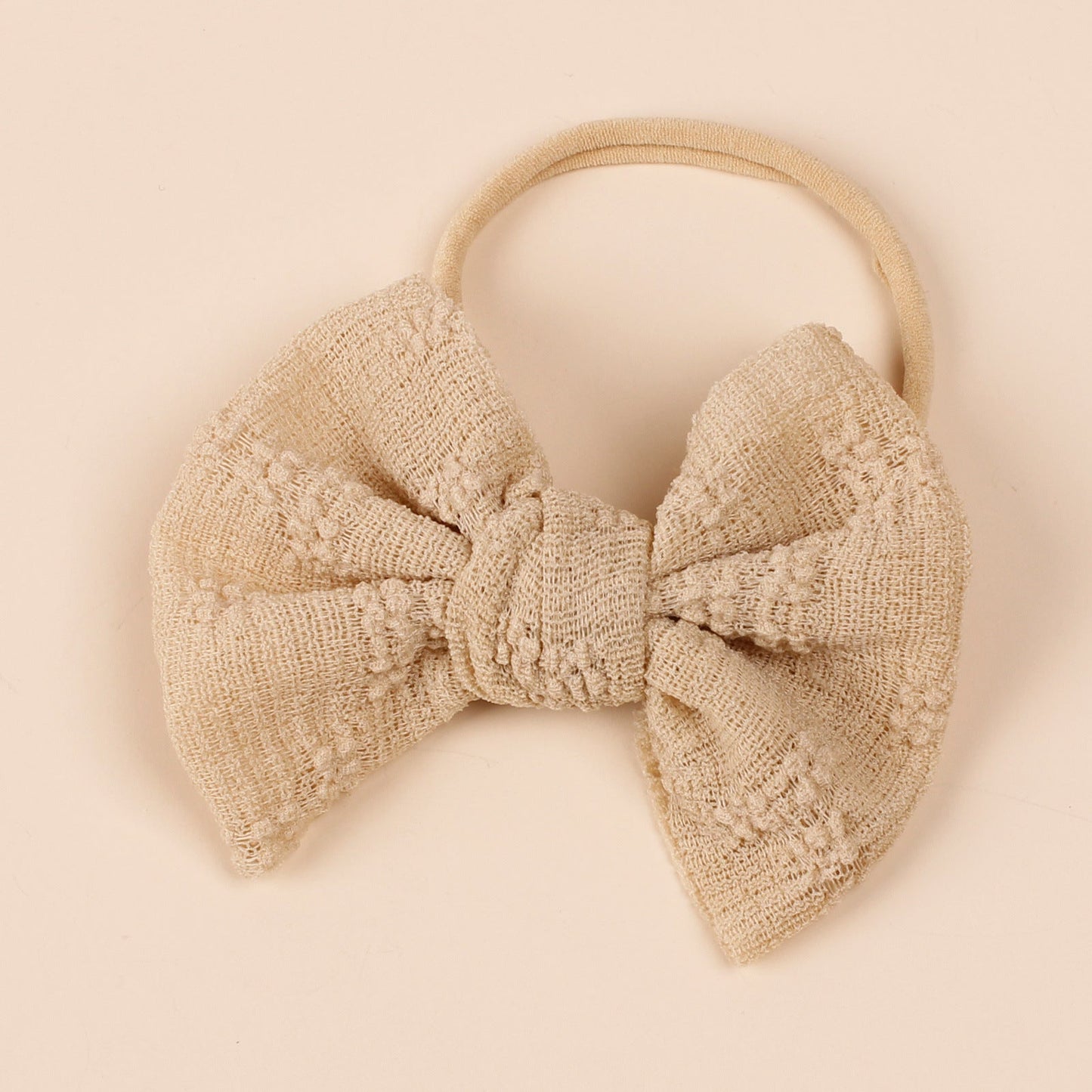 Cinta de pelo con pajarita de estilo simple para bebé para niños.