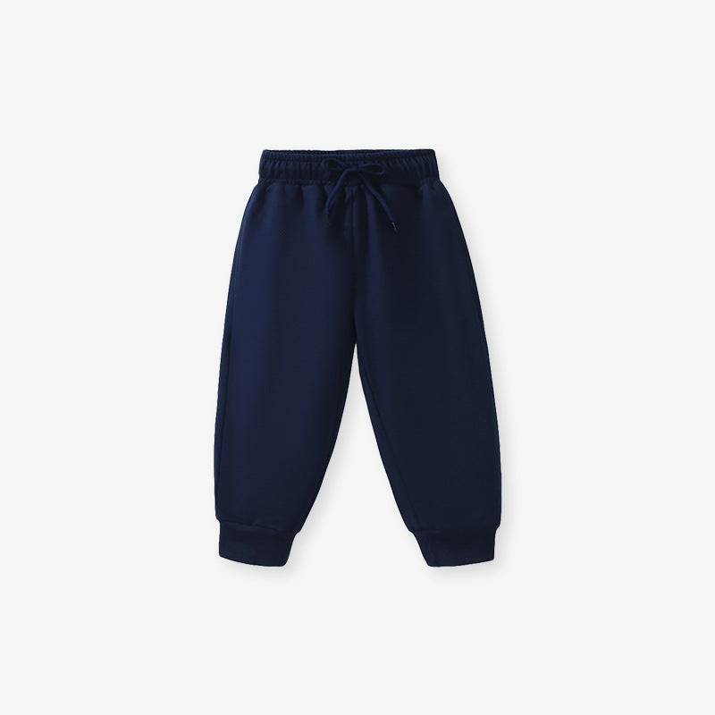 Conjunto de Ropa de Top de Manga Larga con Estampado de Vehículos de Dibujos Animados y Pantalones de Color Liso para Niños de Primavera y Otoño