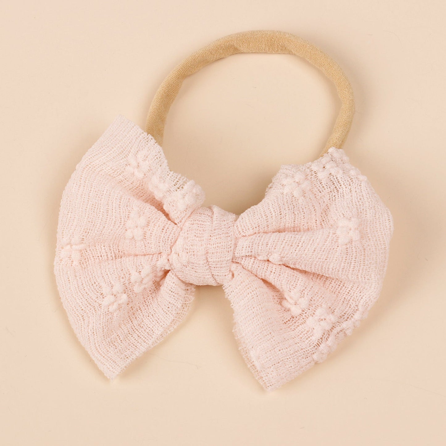Cinta de pelo con pajarita de estilo simple para bebé para niños.