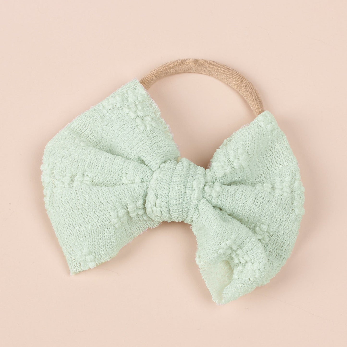Cinta de pelo con pajarita de estilo simple para bebé para niños.