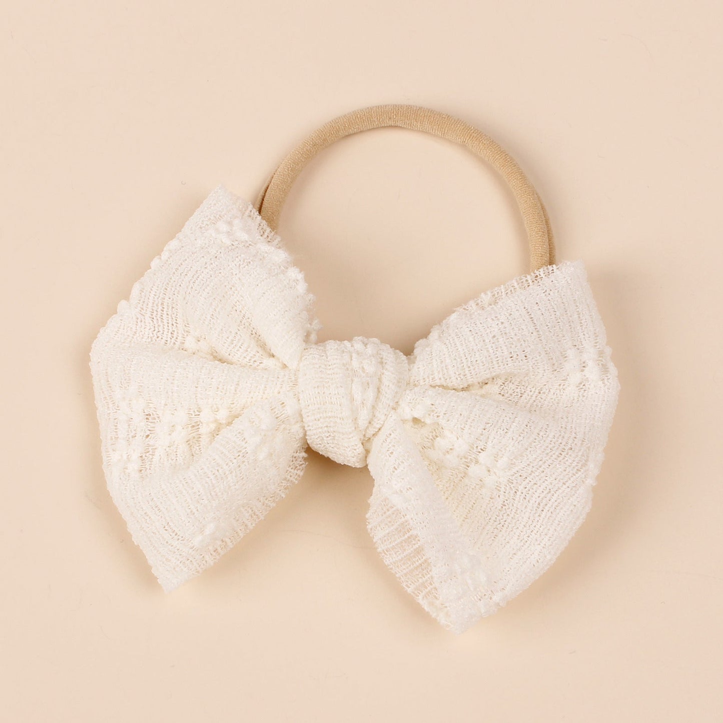 Cinta de pelo con pajarita de estilo simple para bebé para niños.