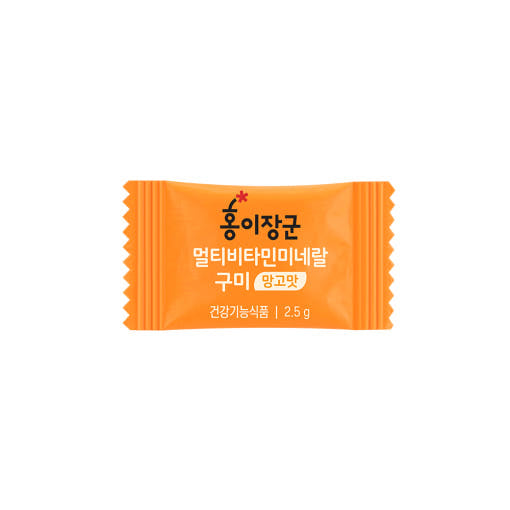 [Jung Kwan Jang] Kid Multivitamin & Mineral Gummies #Mango Flavor 2.5g*60ea