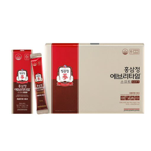 [Jung Kwan Jang] Korean Red Ginseng Extract EveryTime Soft 10mg*20Packs