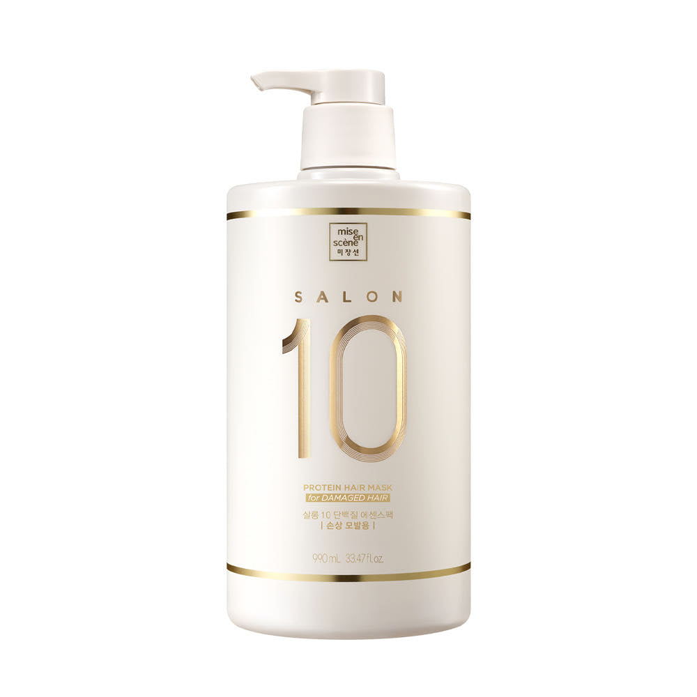 [mise en scene] Salon 10 Protein Hair Mask(Treatment) for DAMAGED HAIR 990ml