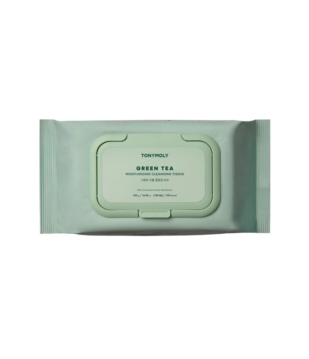 TONYMOLY The Chok Chok Green Tea No Wash Cleansing Tissue 100ea