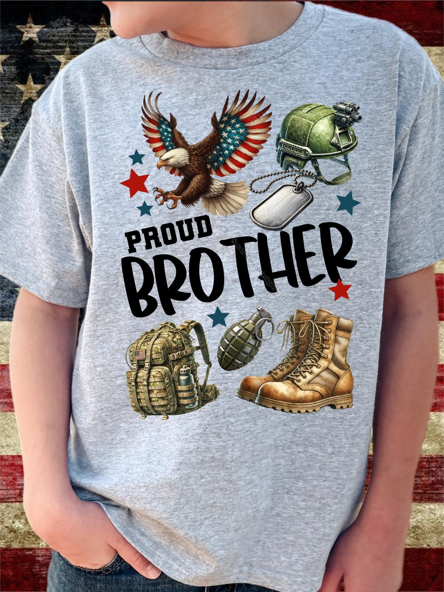 Proud Family matching Military T-shirts