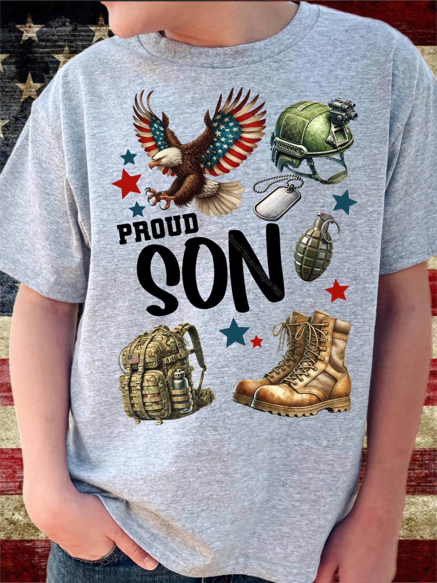 Proud Family matching Military T-shirts