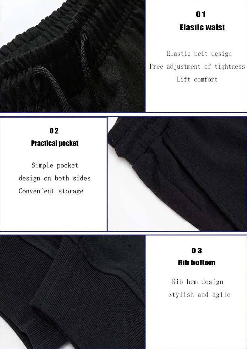 Pantalones de hombre PUAIA, Otoño/Invierno, nuevos, deportivos, para hacer ejercicio, de ajuste holgado, de color sólido, ropa de calle
