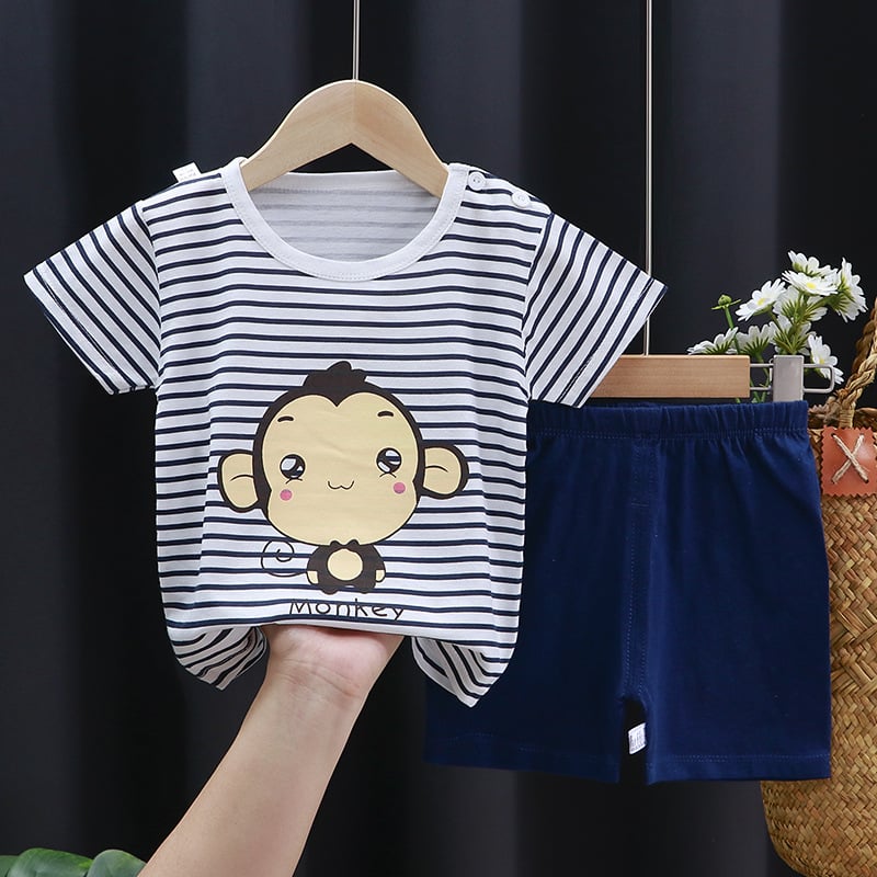 Pure Cotton Korean Baby T-shirts for Boys and Girls - # BAAA51210048 & BOAA11310011 & GIAA21510015