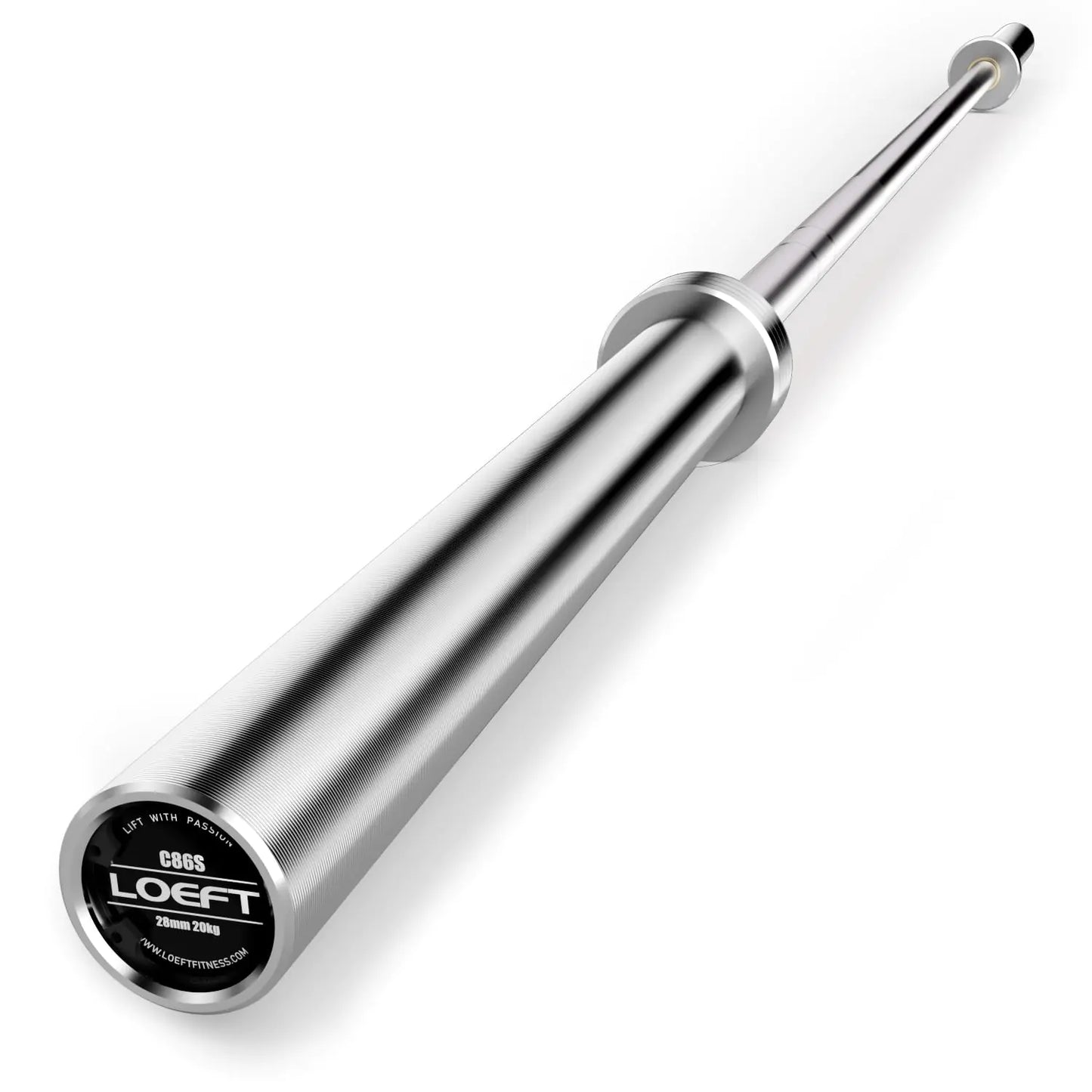 LOEFT Olympic Barbell 44 lbs 7ft with 2000 lbs Weight Capacity