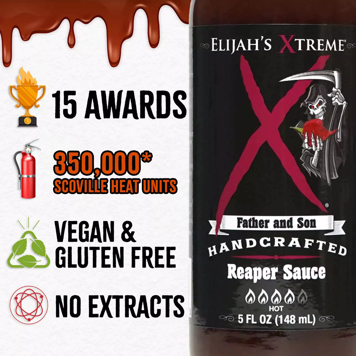 Salsa picante Reaper