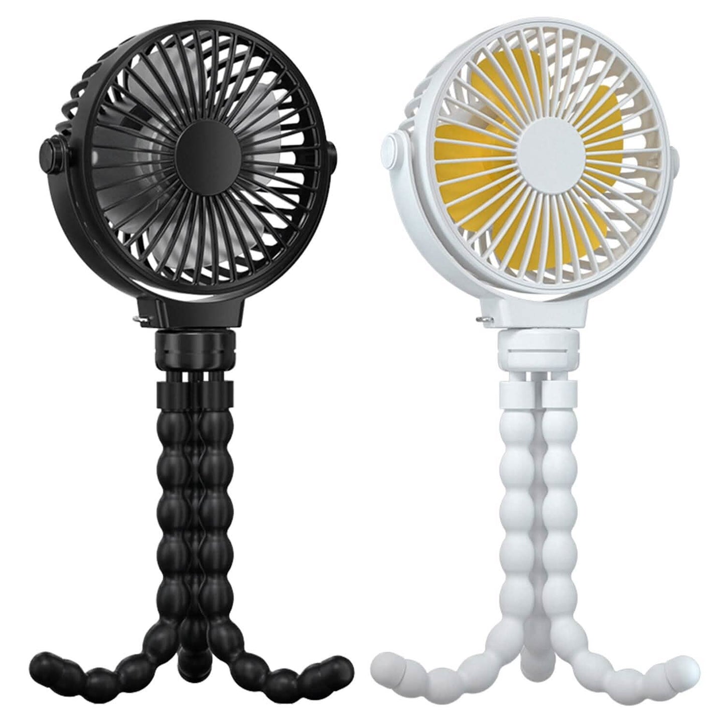 Rechargeable Handheld Fan with Flexible Tripod