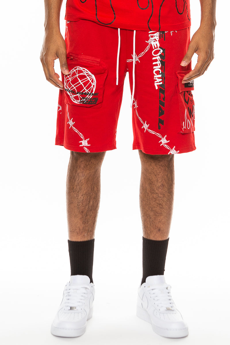 Hype Official Print Shorts
