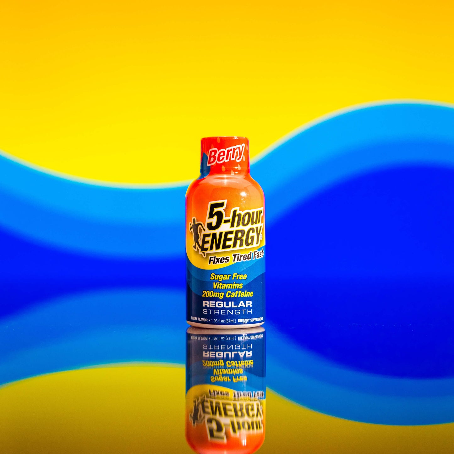 Paquete de 24 Bebidas Energéticas de Fuerza Regular de 5 horas, Sabor Bayas, 57 ml