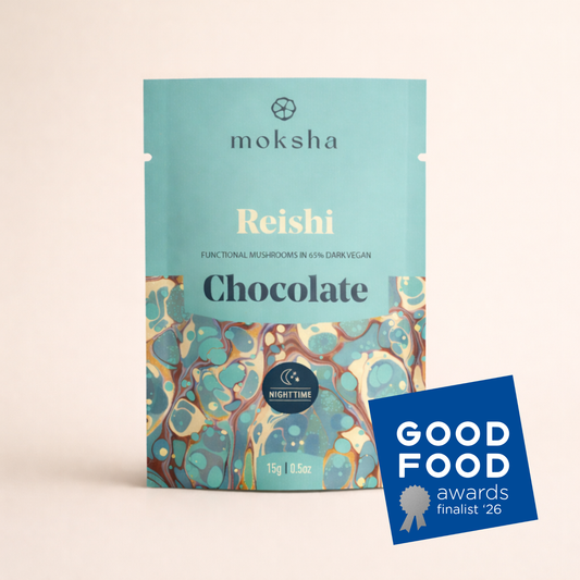 Cuadritos de Chocolate con Champiñones Reishi Reserve™