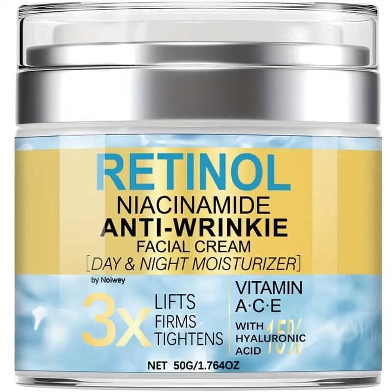 Retinol and Collagen Face Cream 1.764oz Anti-Wrinkle and Lifting with Vitamin E, Niacinamide