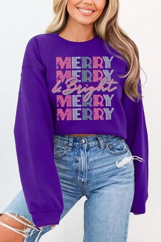 Women's Fleece Pullover Women's Sweatshirt - Retro Graphic Fleece - Comfy Fall Pullover