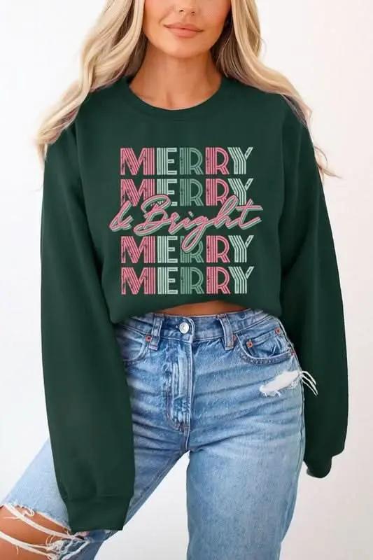 Women's Fleece Pullover Women's Sweatshirt - Retro Graphic Fleece - Comfy Fall Pullover