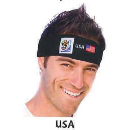 Retro Soccer Fan Headband, 29 Countries (2010 Games)